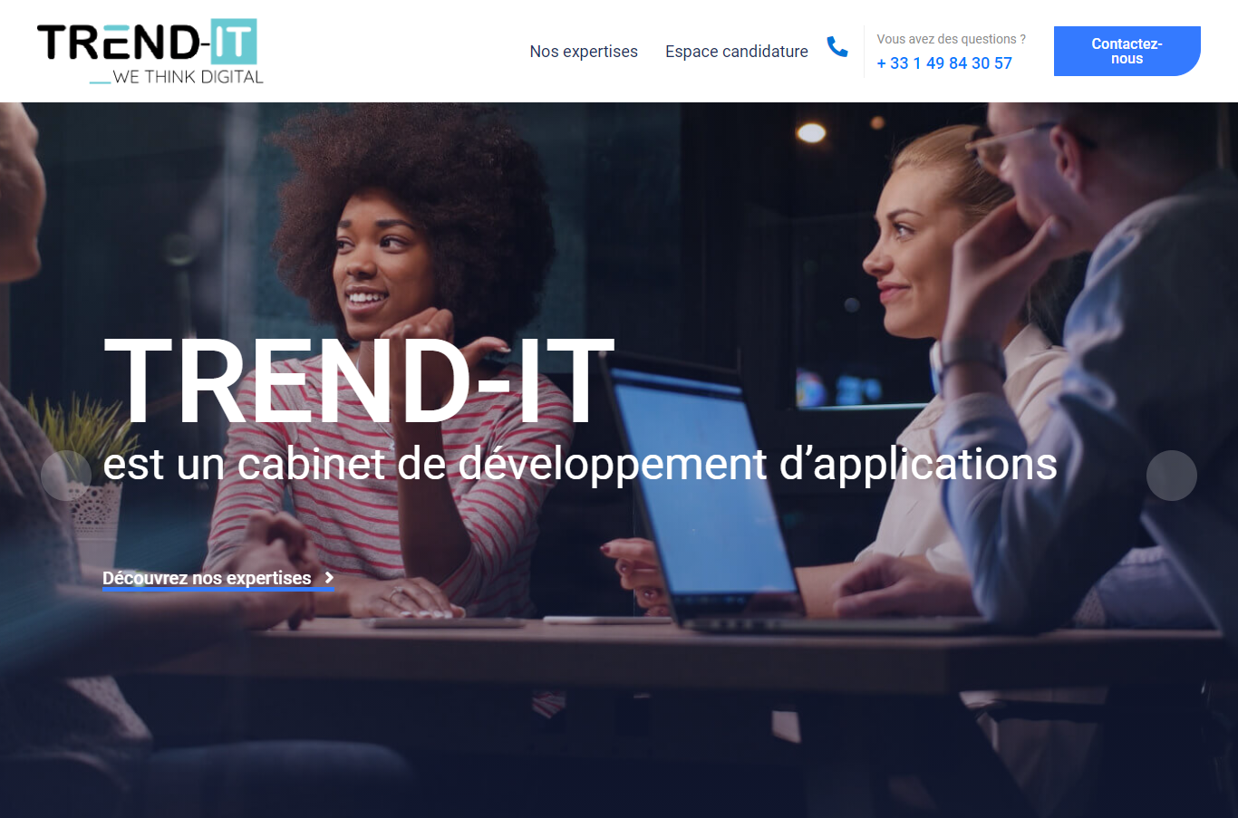 Création d'un site web SSII